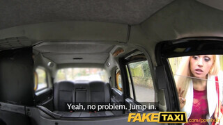 FakeTaxi - Csöcsös világos szőke análba dugva
