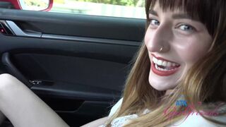 Kívánatos pov randi a cuki csoki hajú fiatal amatőr lánykával