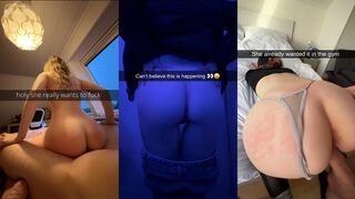 Tinédzser csajok mocskos kupakolása snapchat válogatásban