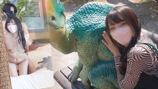 Vad állatkerti randi egy amatőr, nagymellű szépséggel és hardcore baszás japanese stílusban