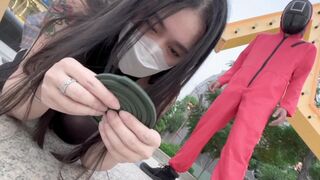 Swag daisybaby keményen dug a squid game felnőtt verziójában