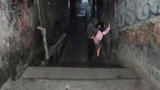 Fekete örömlány keményen megbaszva a favela domb urával a funk tánc után