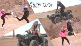 Motor, lyuk és baszás: izgat, ahogy a sínai-sivatagban motorozik egy izgató ribanc, egyiptom 2024